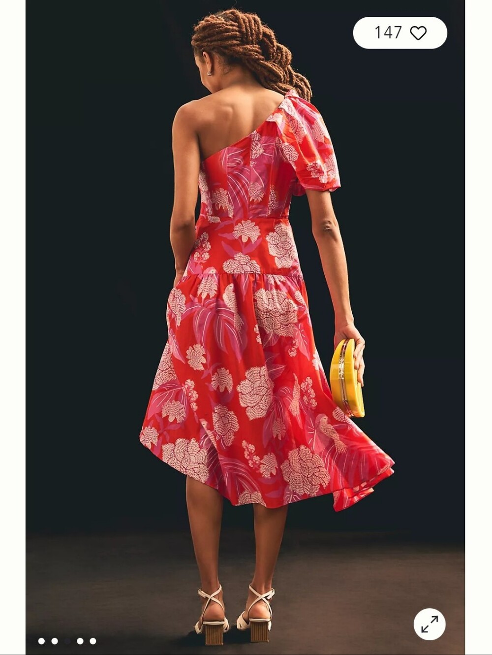 Farm Rio One Shoulder Maxidress Dress - Picture 5 of 9